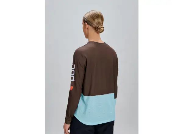 POC Motion Air dámsky dres dlhý rukáv Bronzite Brown/Lazurite Blue