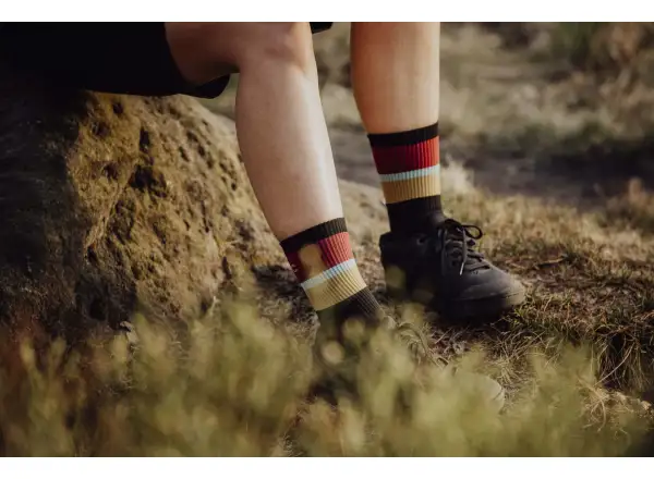 Force Stripe dlhé ponožky čierna