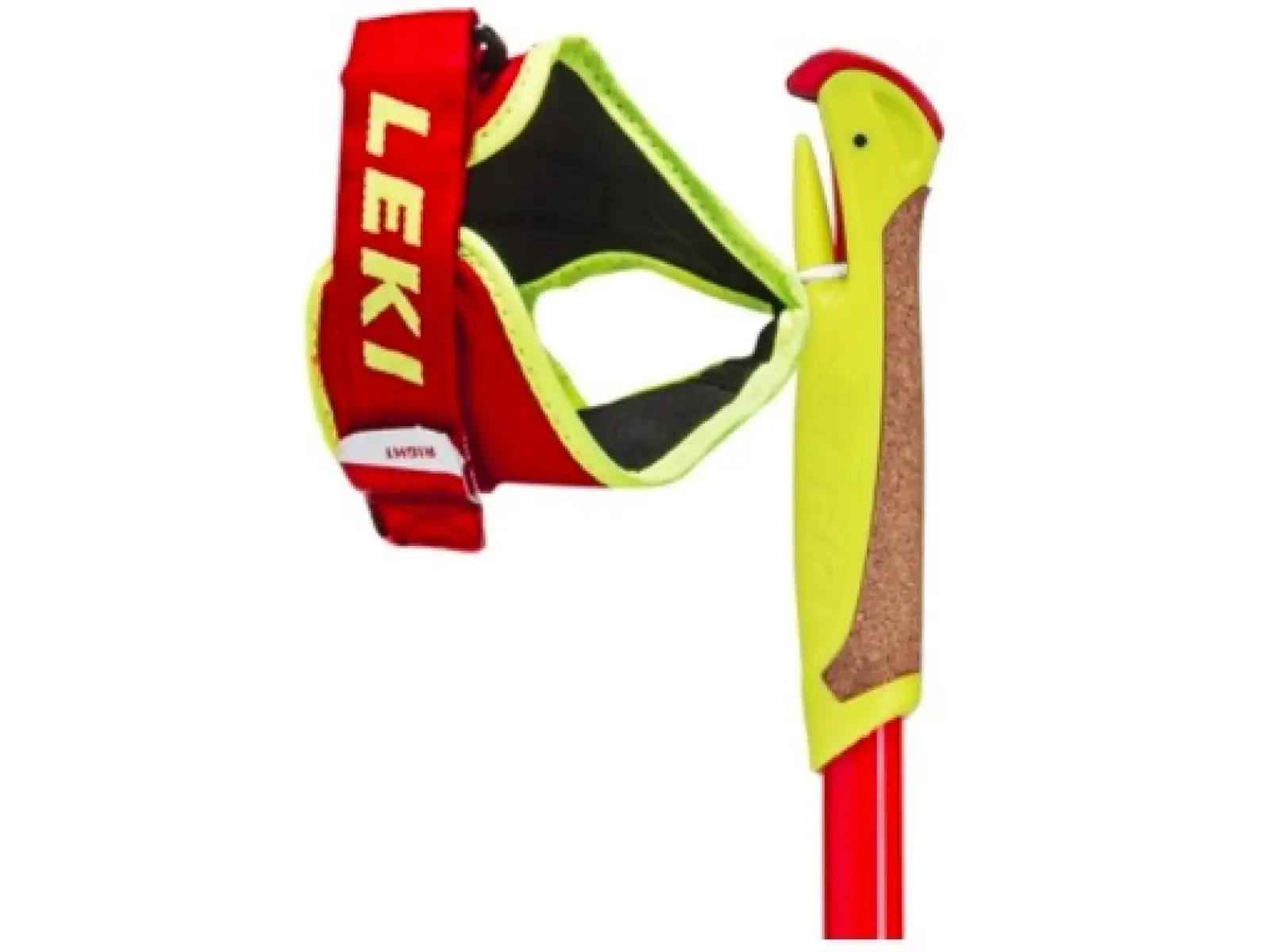 Detské karbónové bežecké palice Leki HRC Junior Neon red/Yellow/Black