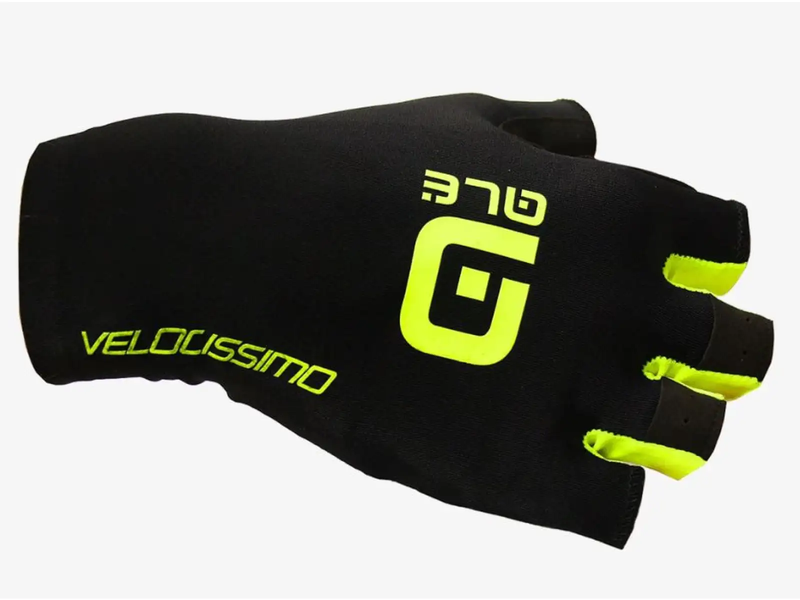 Alé Velocissimo Crono Rukavice Black/Fluo Yellow