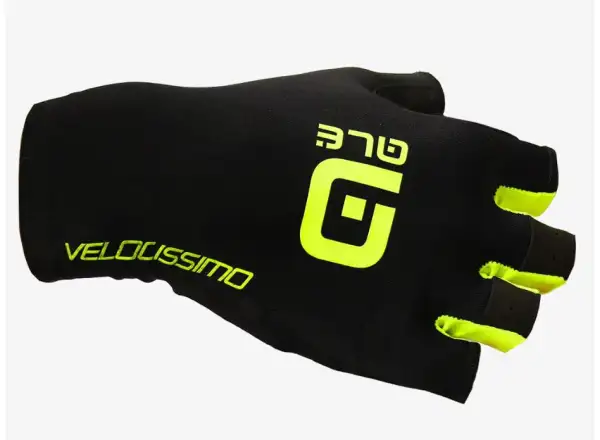 Alé Velocissimo Crono Rukavice Black/Fluo Yellow