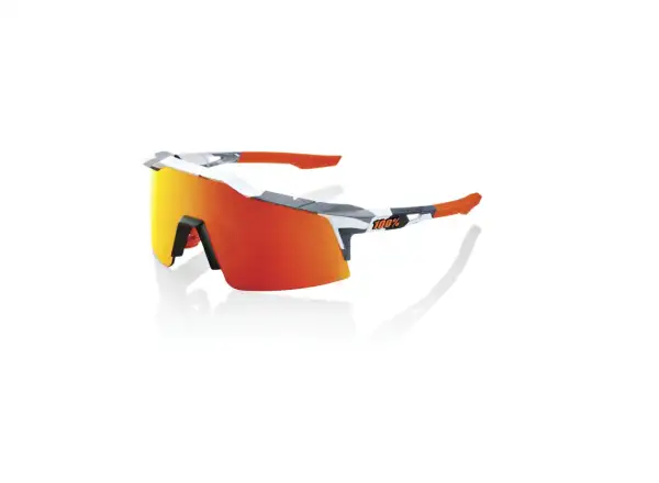 100% SPEEDCRAFT SL HiPER Red Mirror okuliare so zrkadlovými sklami grey camo