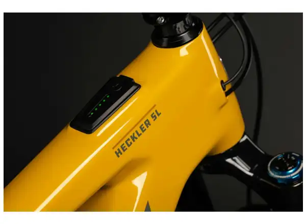 Santa Cruz Heckler SL 1 C MX S celoodpružený elektrobicykel Gloss Mustard