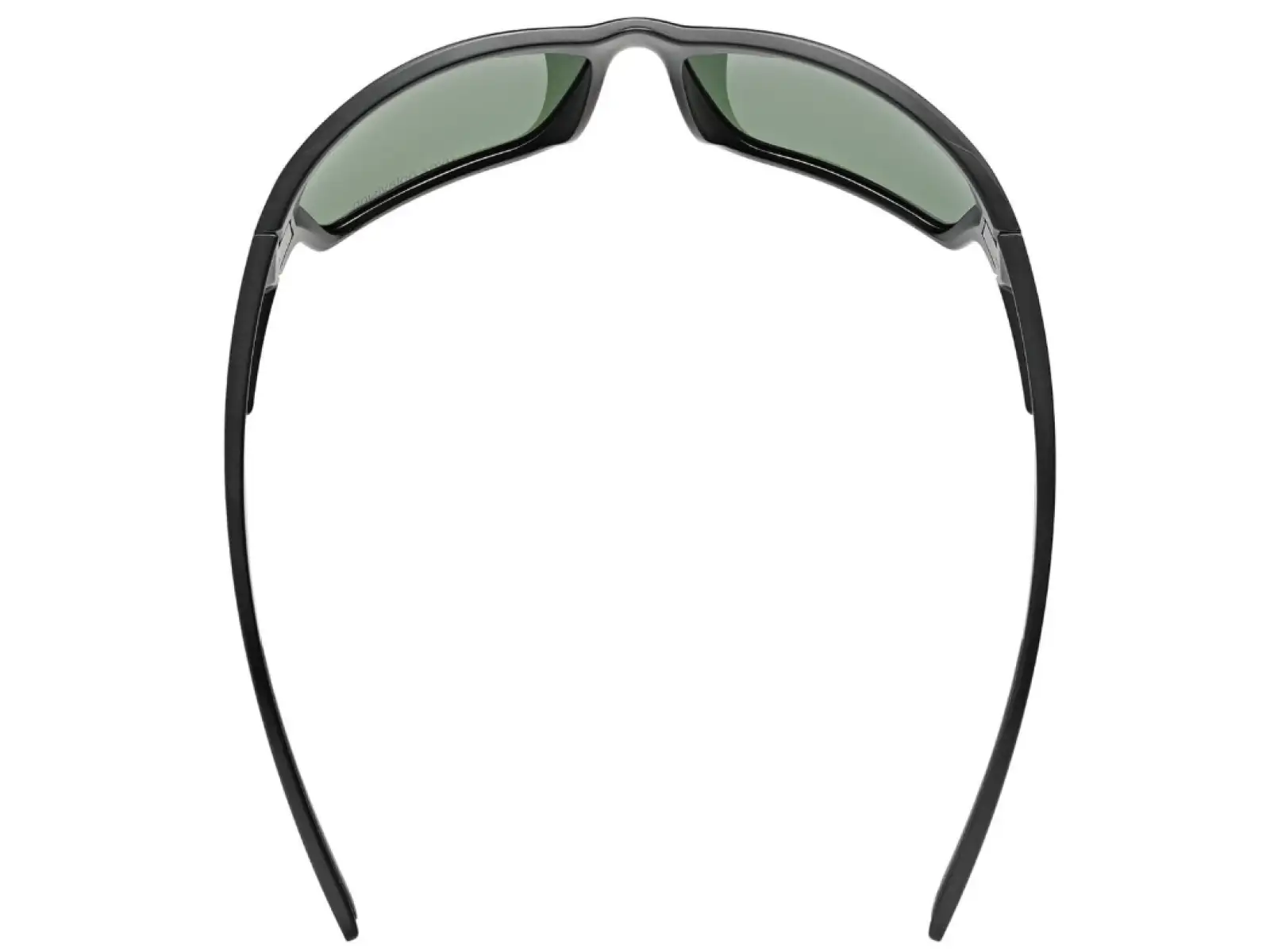 Uvex Sportstyle 233 Polavision okuliare Black Matt/Mirror Green