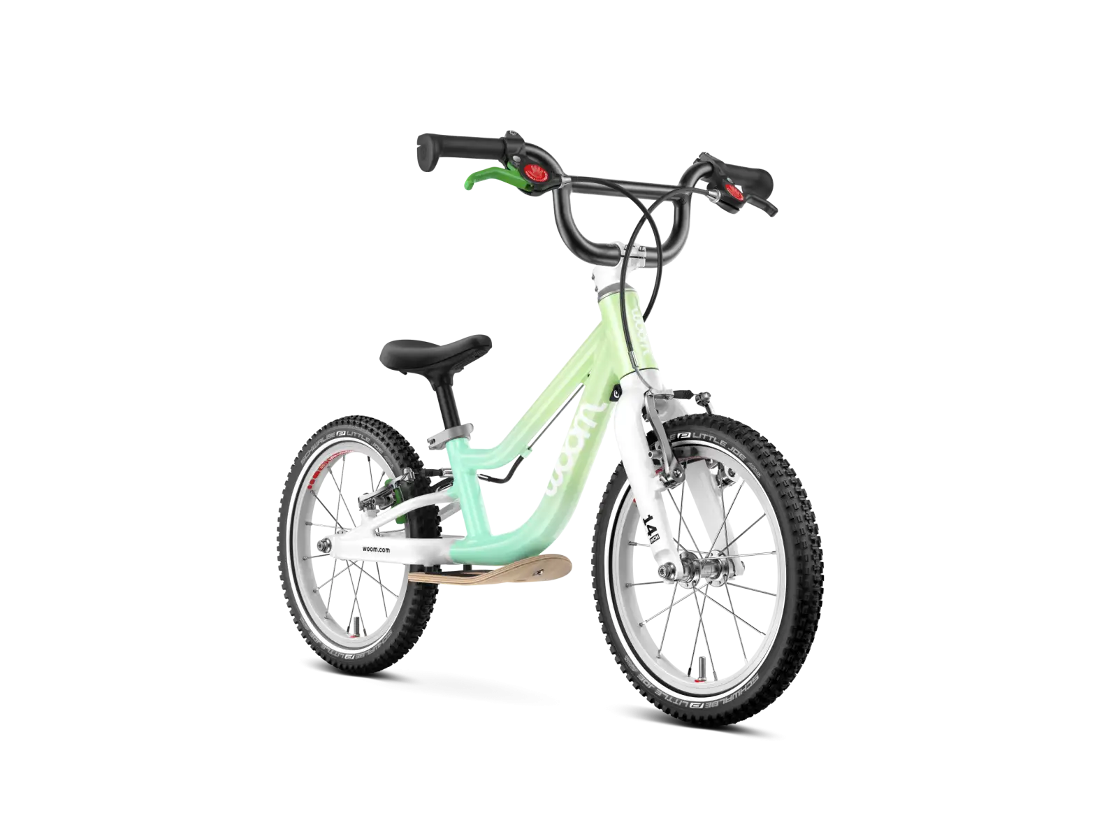 Woom GO 1 Plus detské odrážadlo 14 Spearmint Crush Limited