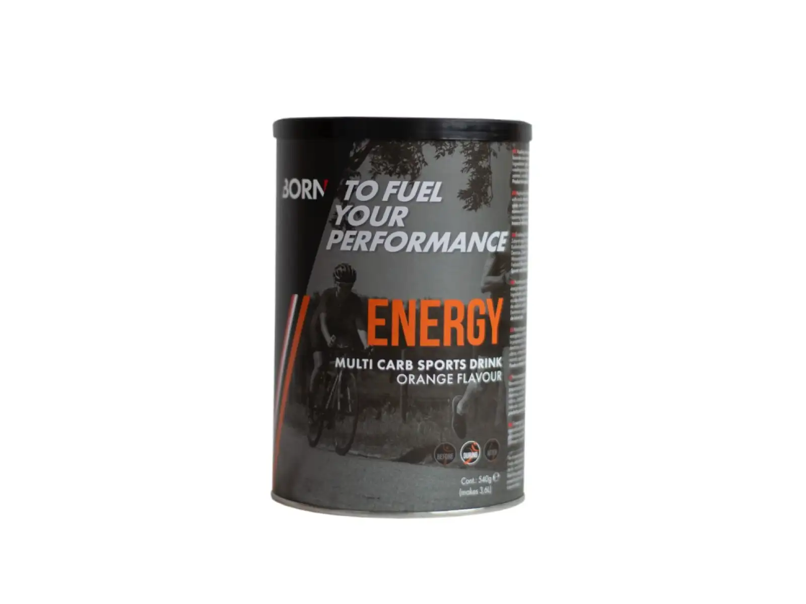 Born Energy Multi Carbo energetický nápoj 540g pomeranč