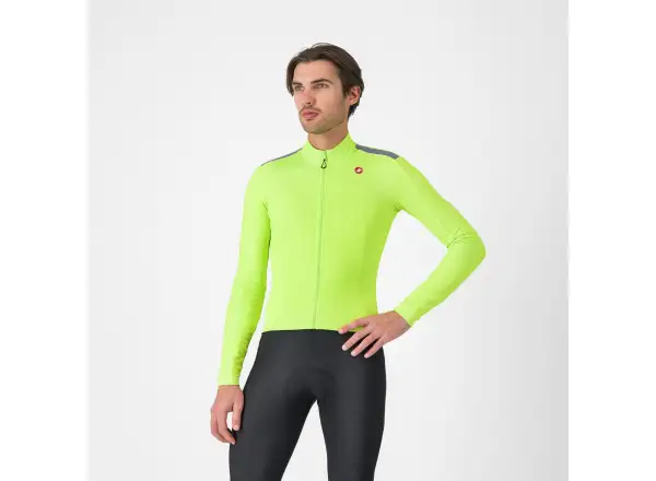 Castelli Puro 4 Jersey pánsky dres Electric Lime