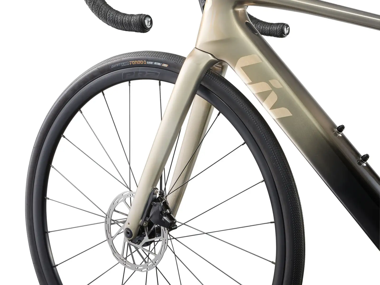 Liv Avail Advanced E+ Elite 2 cestný elektrobicykel Golden Haze
