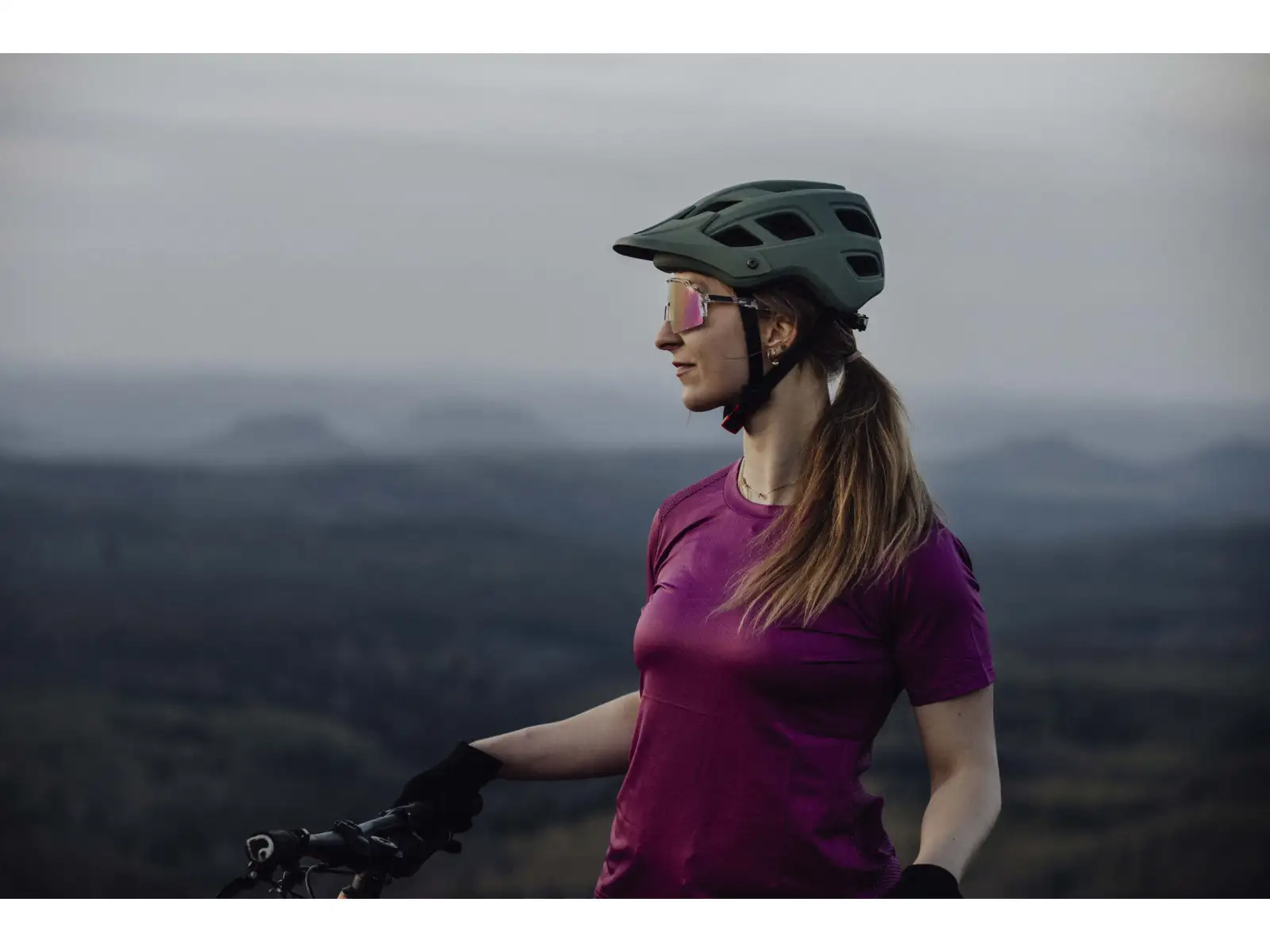 Force Ibex Mtb prilba zelená