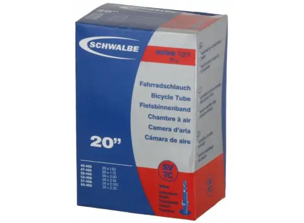 Schwalbe Extra Light 20 x 1,50–2,35" duša (Nr.07C)