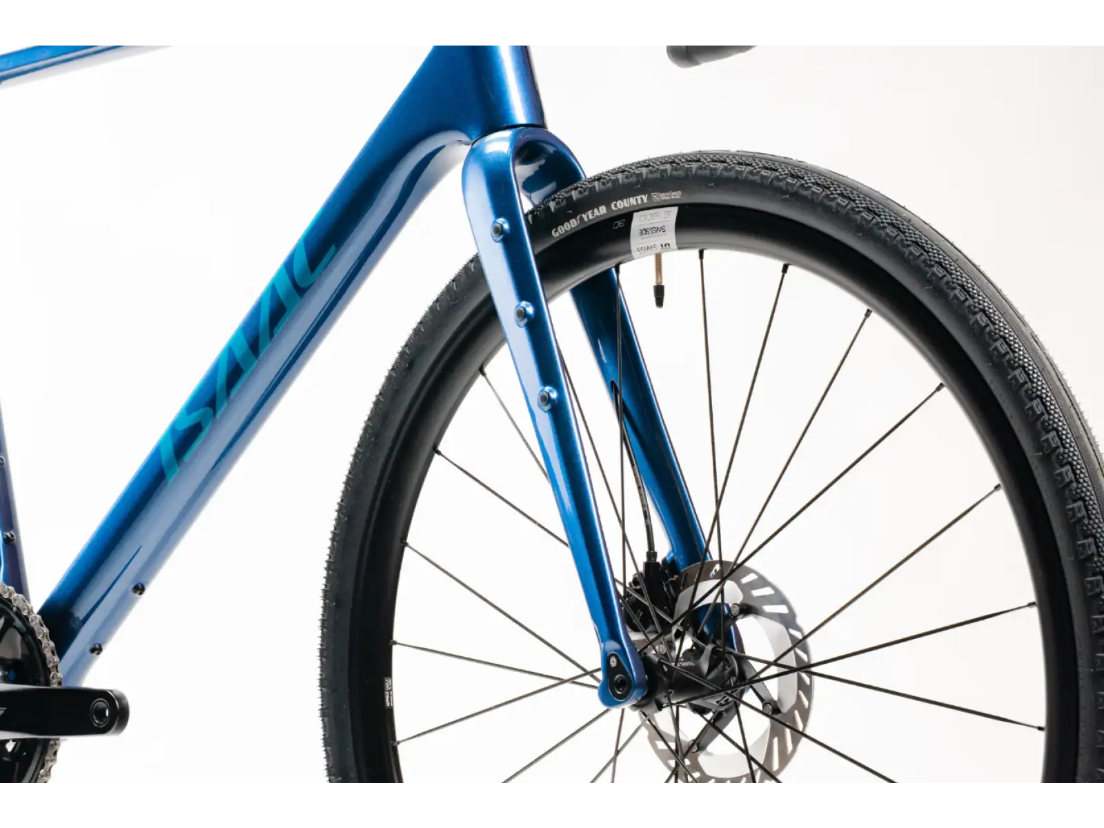 Isaac Kaon GRX610/820 2x12 gravel bicykel Saphire Blue