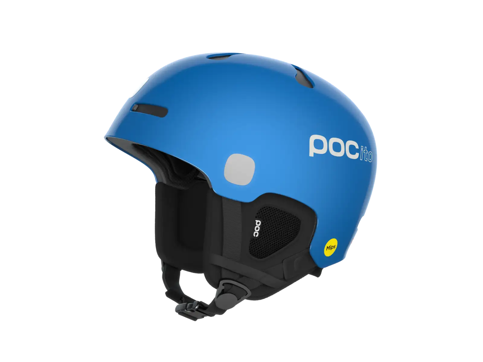 POC POCito Auric Cut MIPS detská lyžiarska prilba Fluorescent Blue