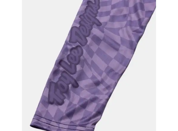 Troy Lee Designs Lilium Twisted Checkers dámsky dres dlhý rukáv Deep Purple