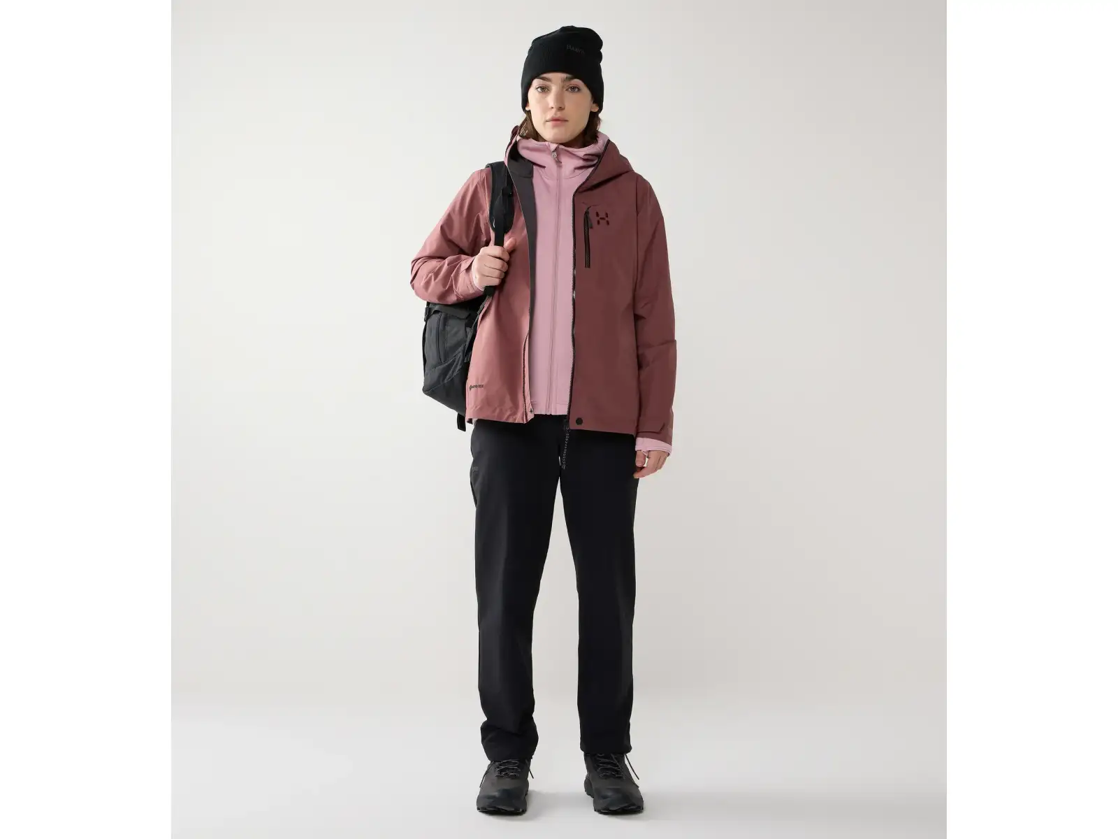 Haglöfs Alert GTX dámska bunda Misty Mauve