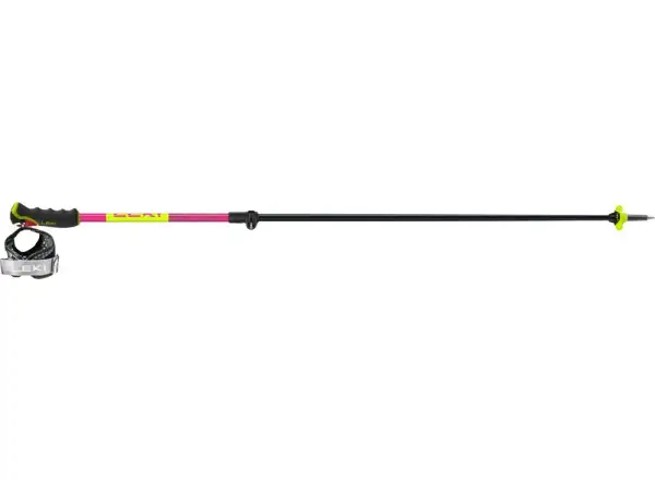 Zjazdové palice Leki Spitfire Vario 3D Neon Magenta/Neon Yellow/Berry