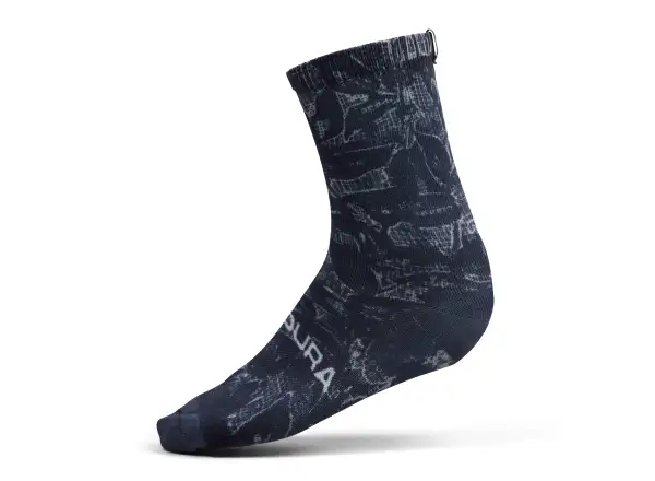 Endura Grid Floral LTD Print ponožky Black