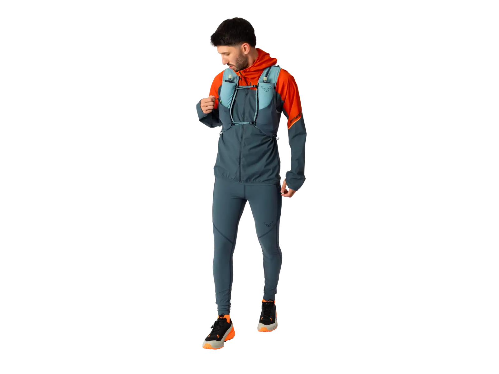 Dynafit Alpine 8 l bežecká vesta Smoke Blue/Cinder