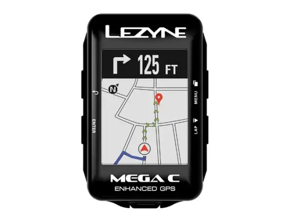 Lezyne Mega C GPS navigácia čierna