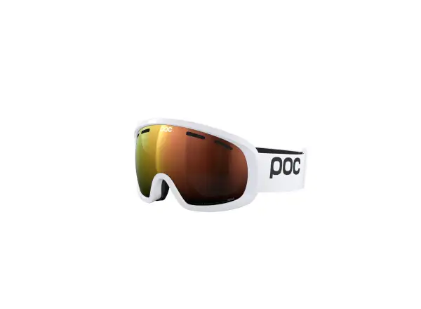 POC Fovea Mid WF lyžiarske okuliare Hydrogen White/Partly Sunny Orange