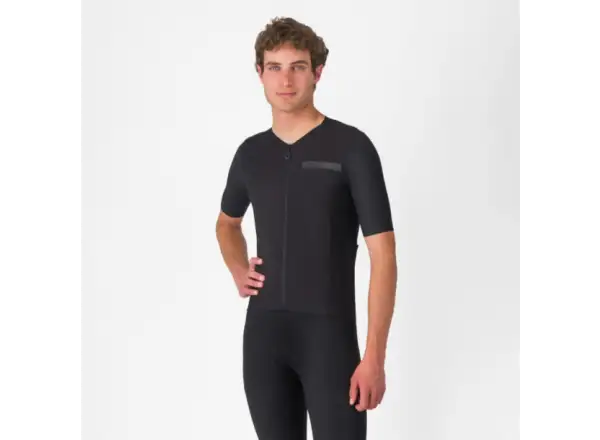 Castelli Premio Evo pánsky dres krátky rukáv Light Black