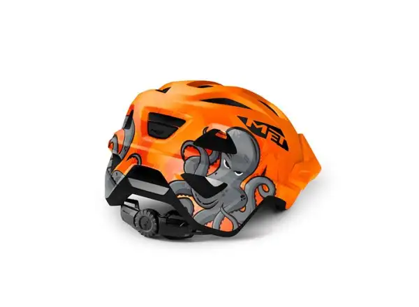 Prilba MET Eldar junior vo veľkosti chobotnice/oranžovej. Uni (52-57 cm)