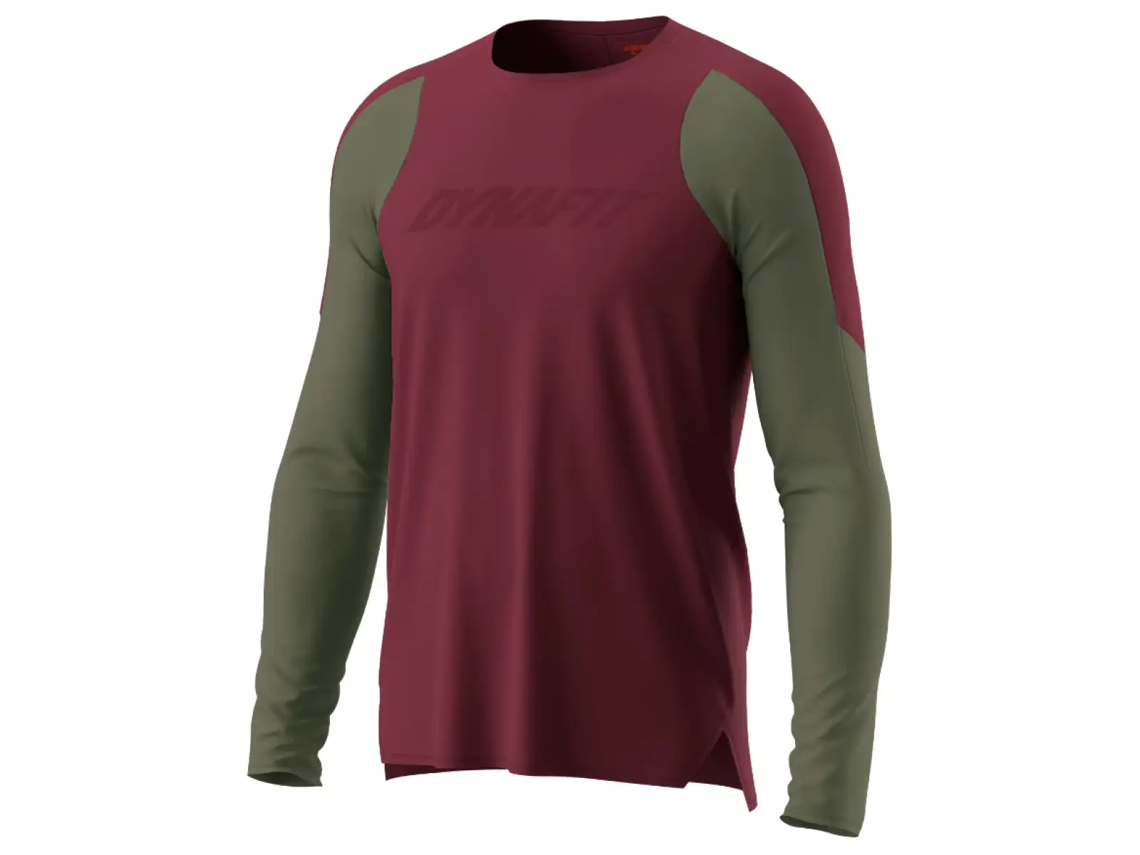 Dynafit Ride pánsky dres dlhý rukáv Burgundy