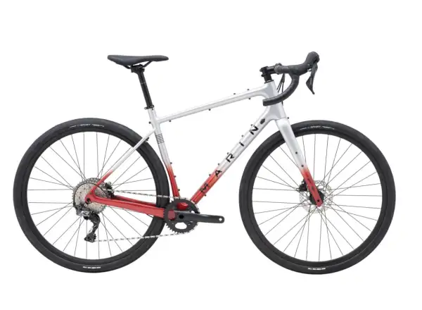 Marin Headlands 1 gravel bicykel Gloss Chrome/Chrome Red/Black