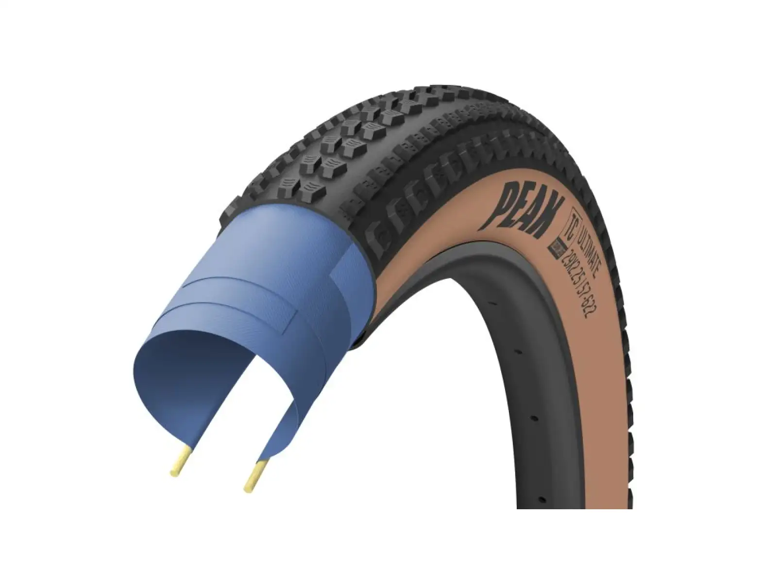 Goodyear Peak Ultimate Tubeless Complete 27,5x2,25" MTB plášť Kevlar Tan