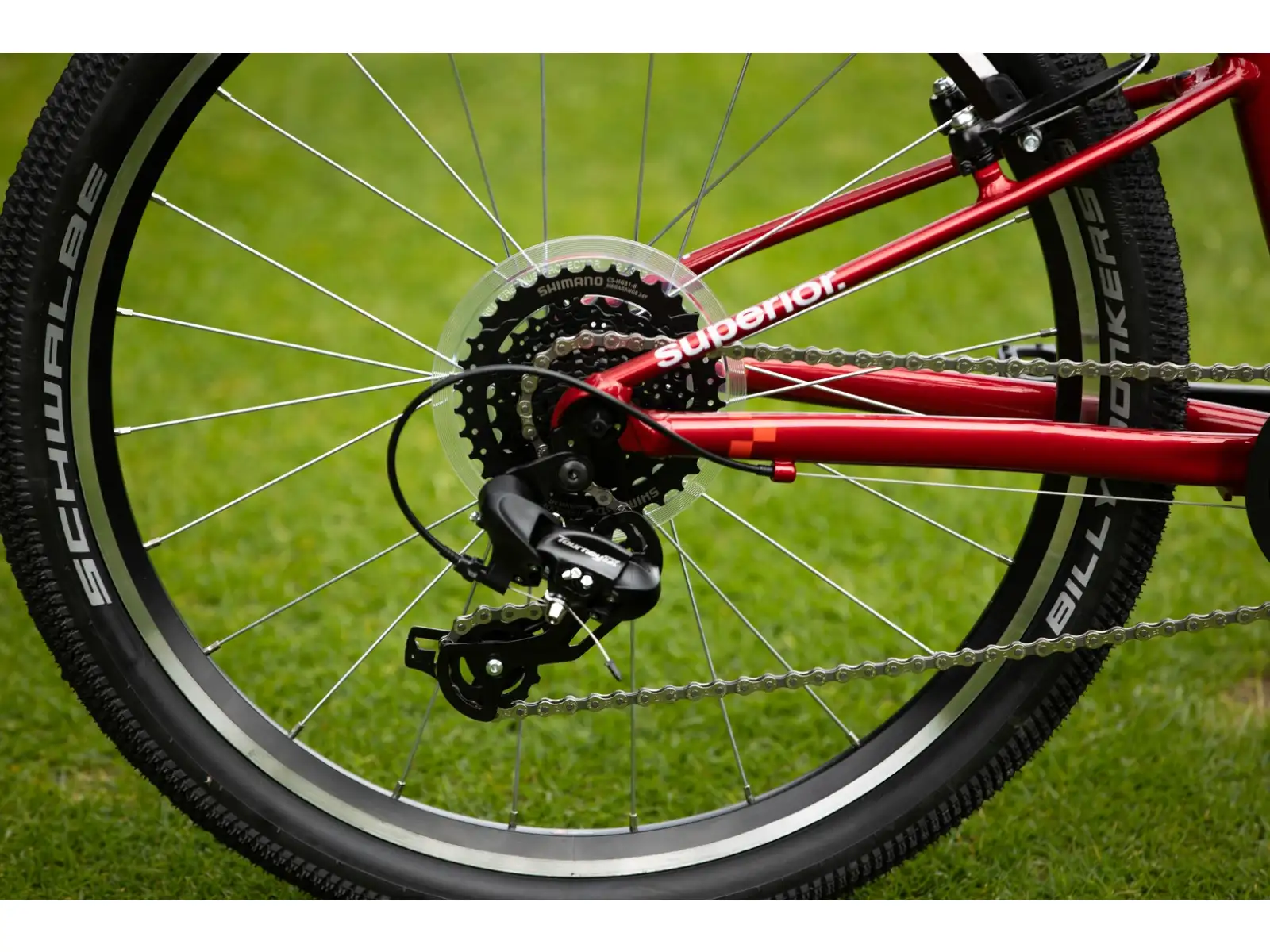 Superior RACER 24 detský bicykel Gloss Racing Red