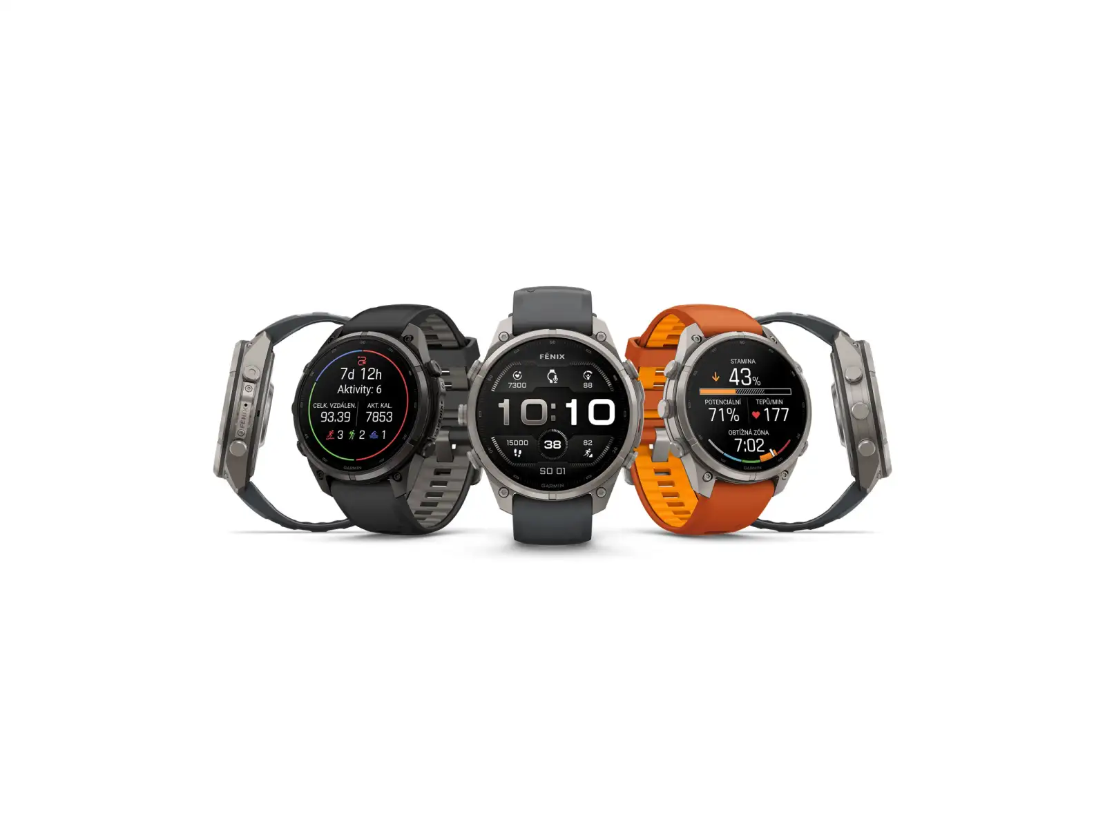 Garmin fenix 9 Pro inReach 43 mm inteligentné hodinky Carbon gray DLC Titanium Black/Pebble gray