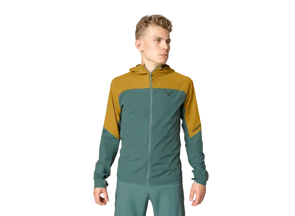 Dynafit Alpine Wind pánska bežecká bunda Tobacco