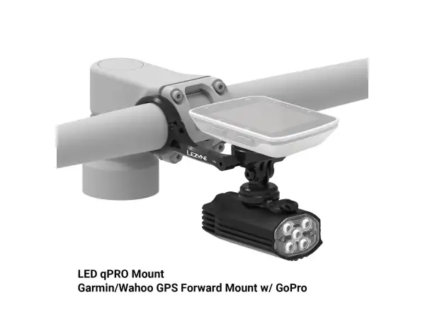 Lezyne LED qPRO Mount držiak svetla Black