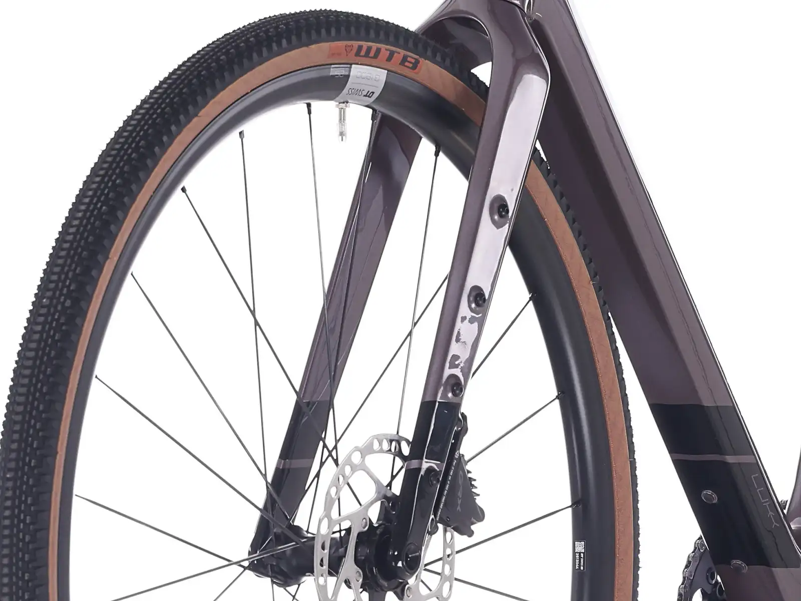 Rock Machine Lukk Cr 70 gravel bicykel Gloss Purple Garnet