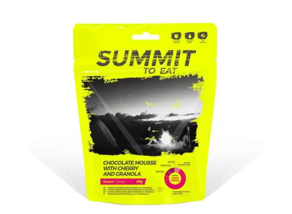 Summit To Eat dehydrované jedlo Čokoládová pena s Granolou a čerešňami 97 g