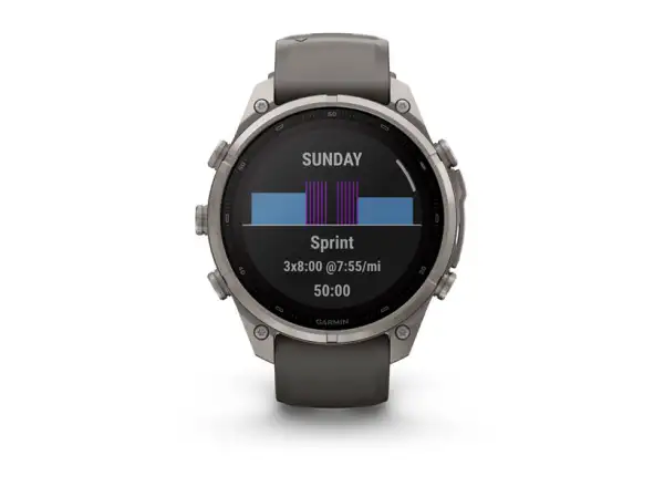 Garmin Fénix 9 Pro inReach Solar 47 mm Titanium Pebble Gray/Silver Gray