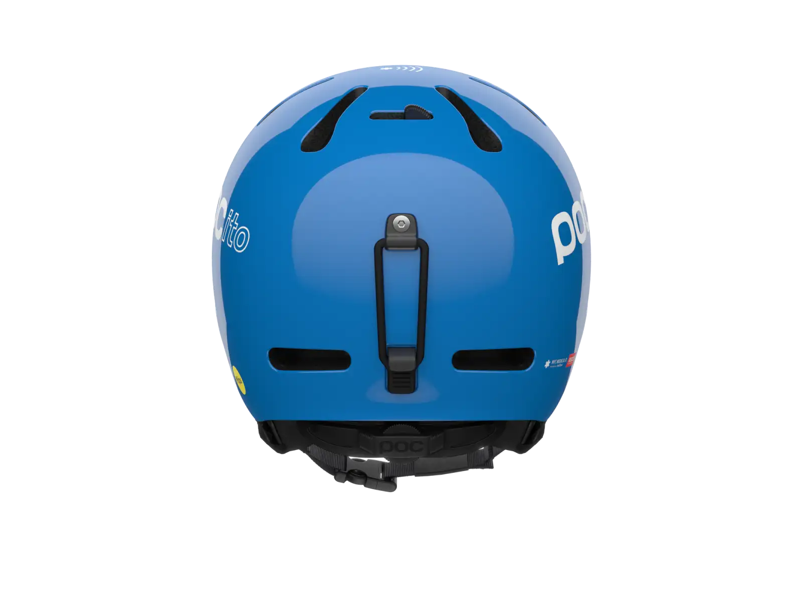 POC POCito Fornix MIPS detská lyžiarska helma Fluorescent Blue
