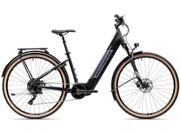 Rock Machine Crossride INT e450 Touring elektrobicykel Matte Black/Grey