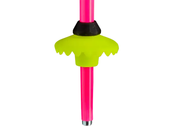 Leki Racing Kids detské zjazdové palice Neonpink-neonorange-neonyellow