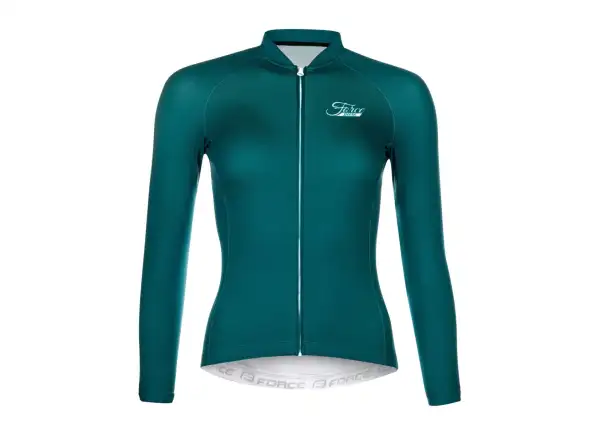 Force Pure Lady dámsky dres dlhý rukáv petrolejová