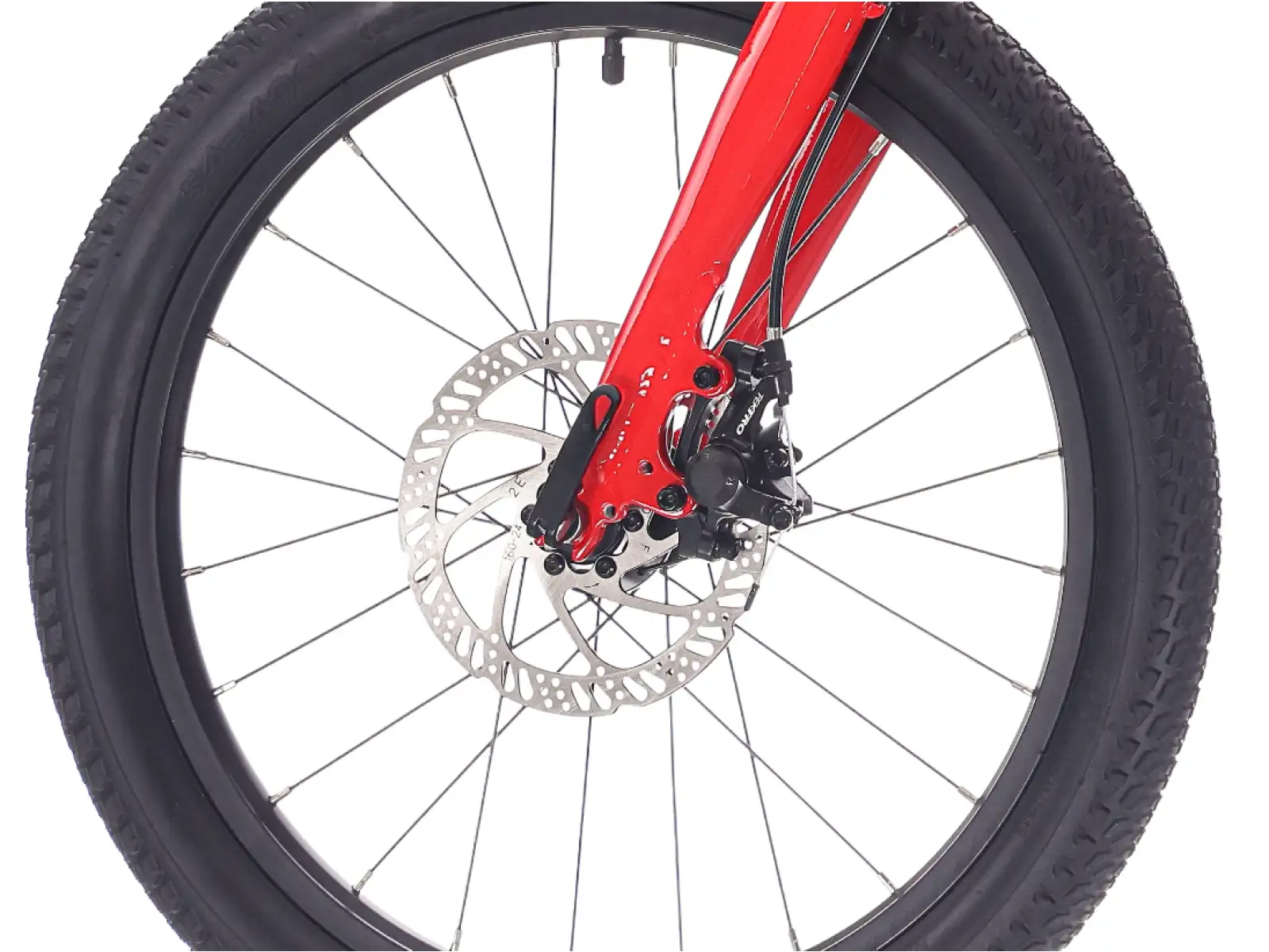 Rock Machine RIFF Jr 20 detský bicykel Gloss Fire Red