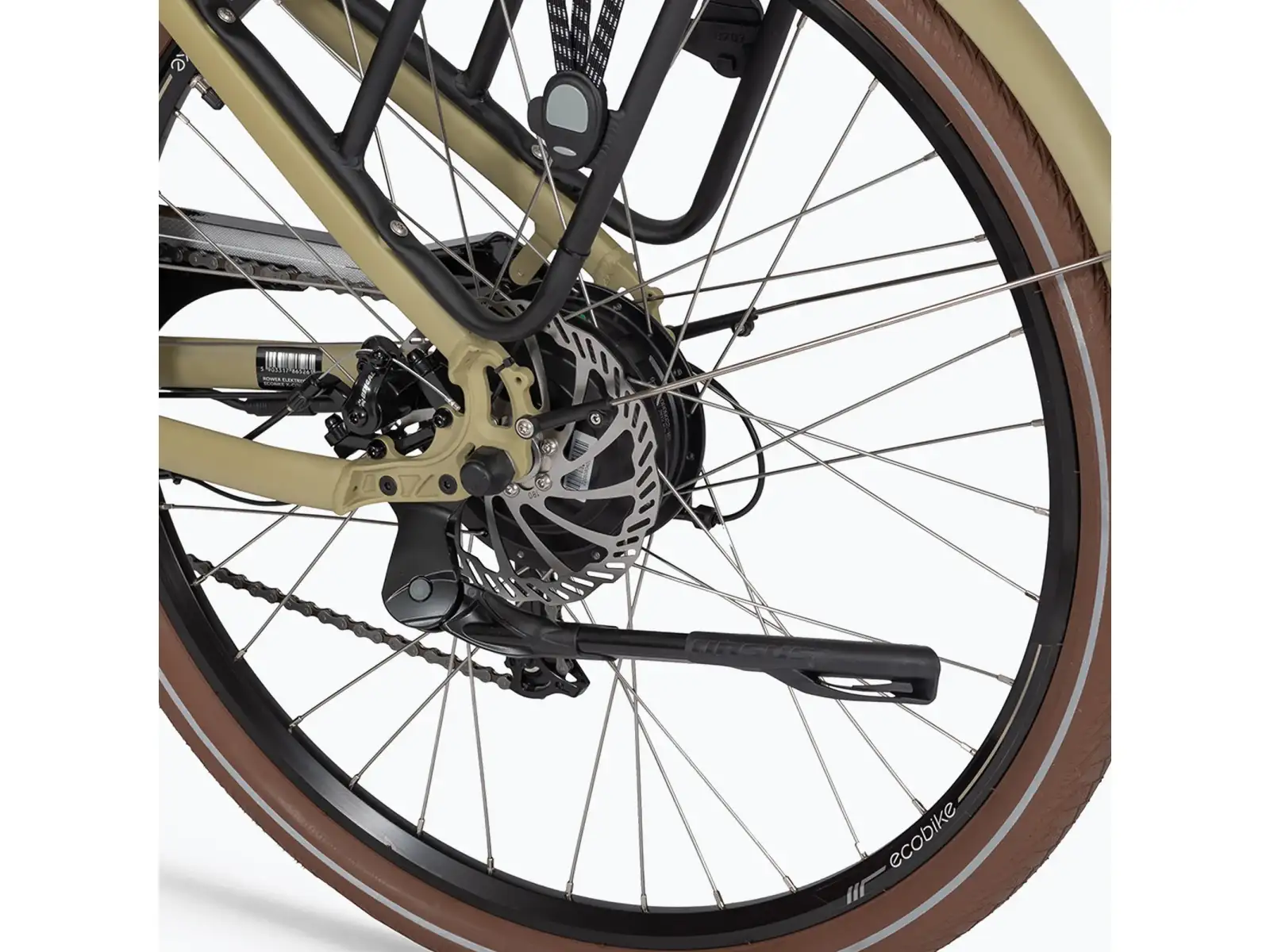 Ecobike X-City mestský elektrobicykel 468 Wh Cappuccino