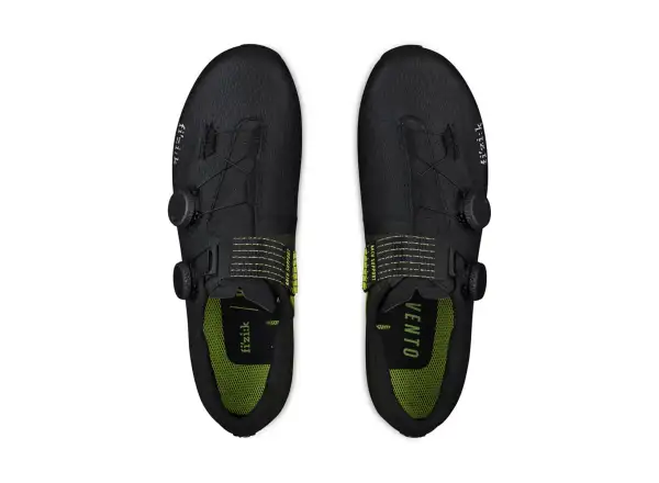 Fizik Stabilita Carbon cestné pánske tretry Black/Yellow Fluo