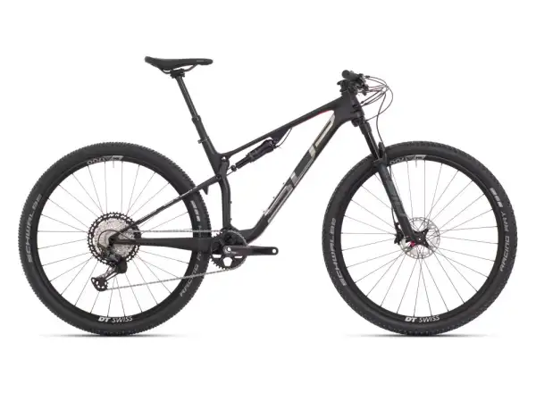 Superior Team XF 29 Elite celoodpružený horský bicykel Matte Carbon/Chrome/Team Red