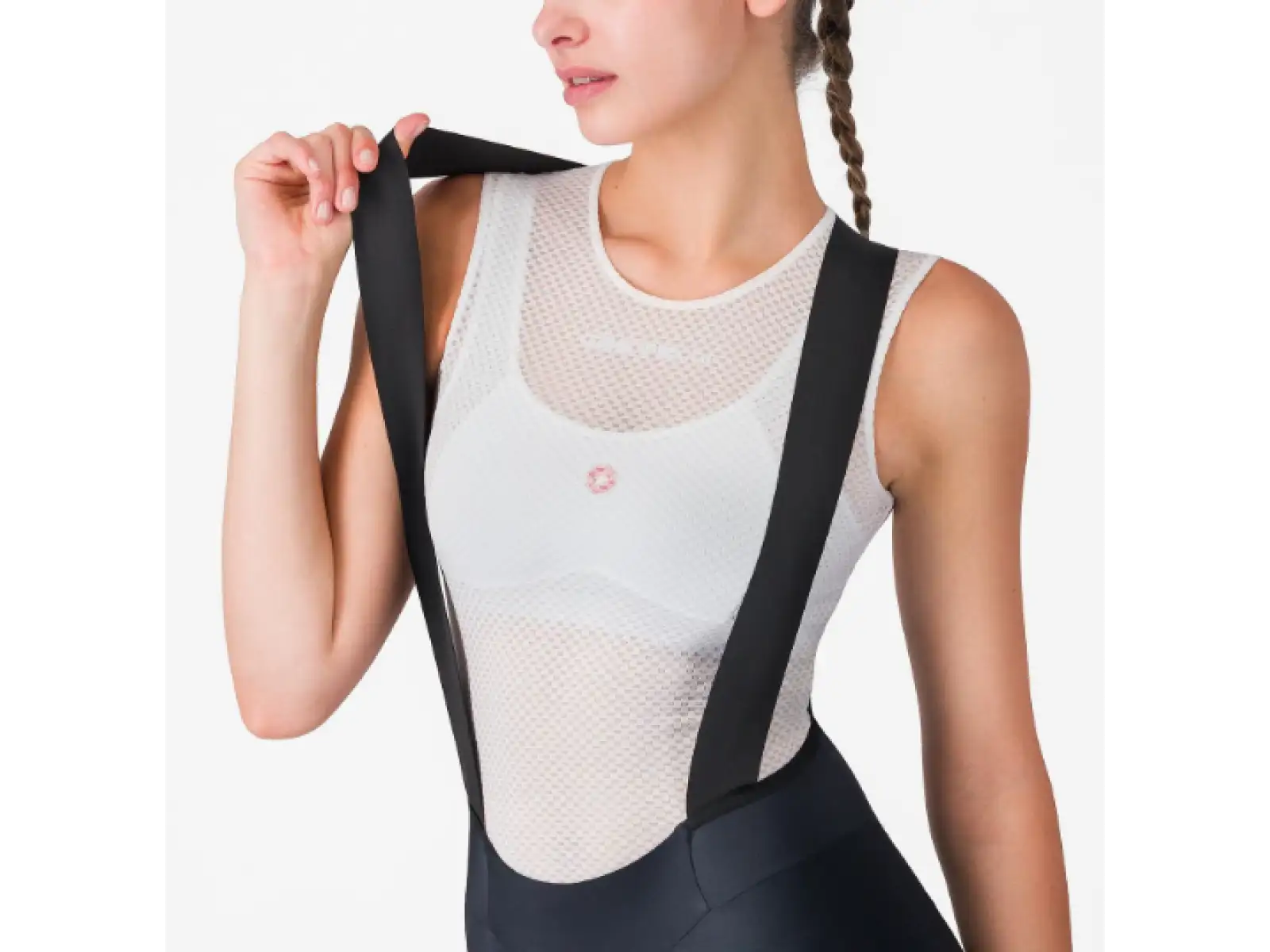 Castelli Prima 2 DT dámske kraťasy s trakmi Black/Black