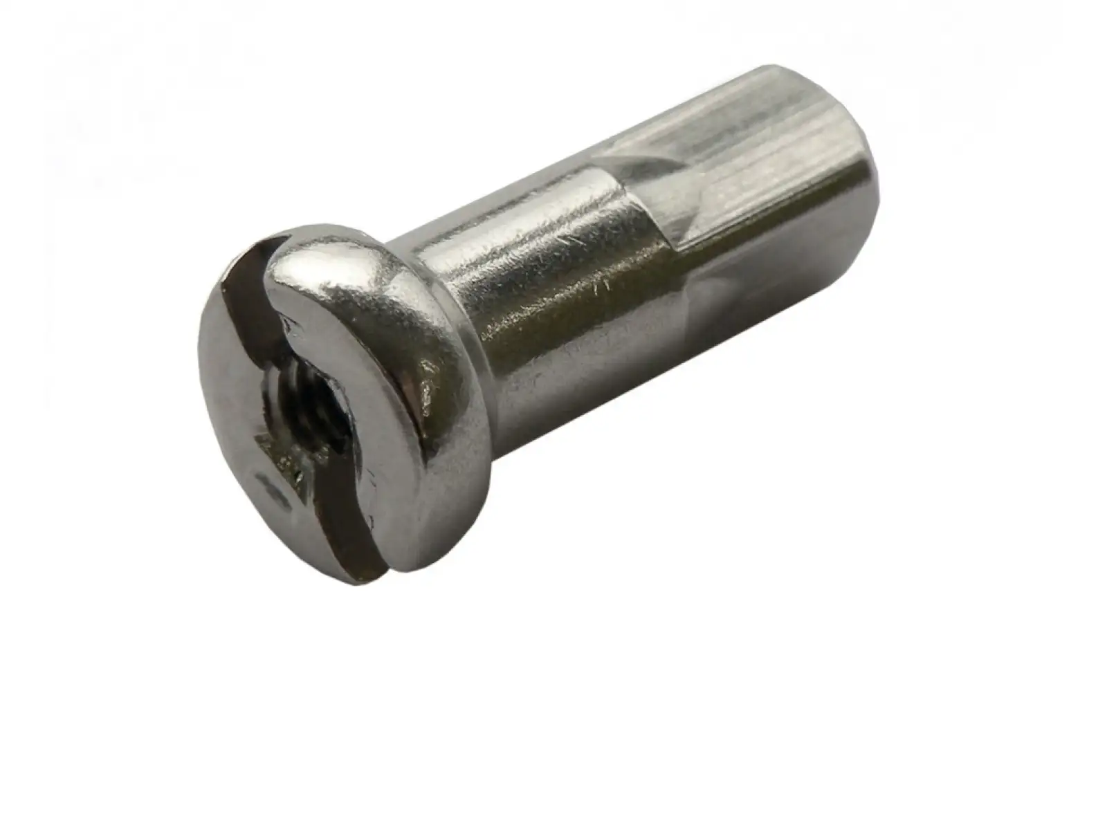 Büchel nipel 2,0x12 mm mosadz poniklovaný strieborný