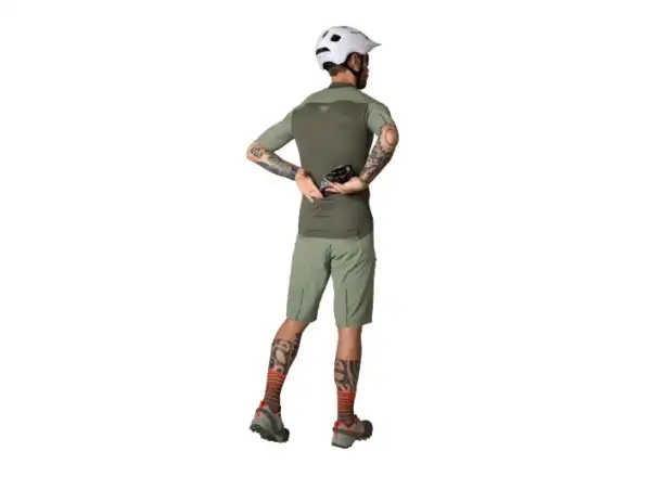Dynafit Ride Light 1/2 zip pánsky dres krátky rukáv Thyme
