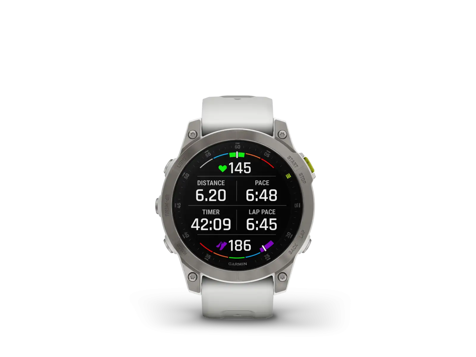 Garmin epix Gen 2 Sapphire Edition smart hodinky Titanium/White