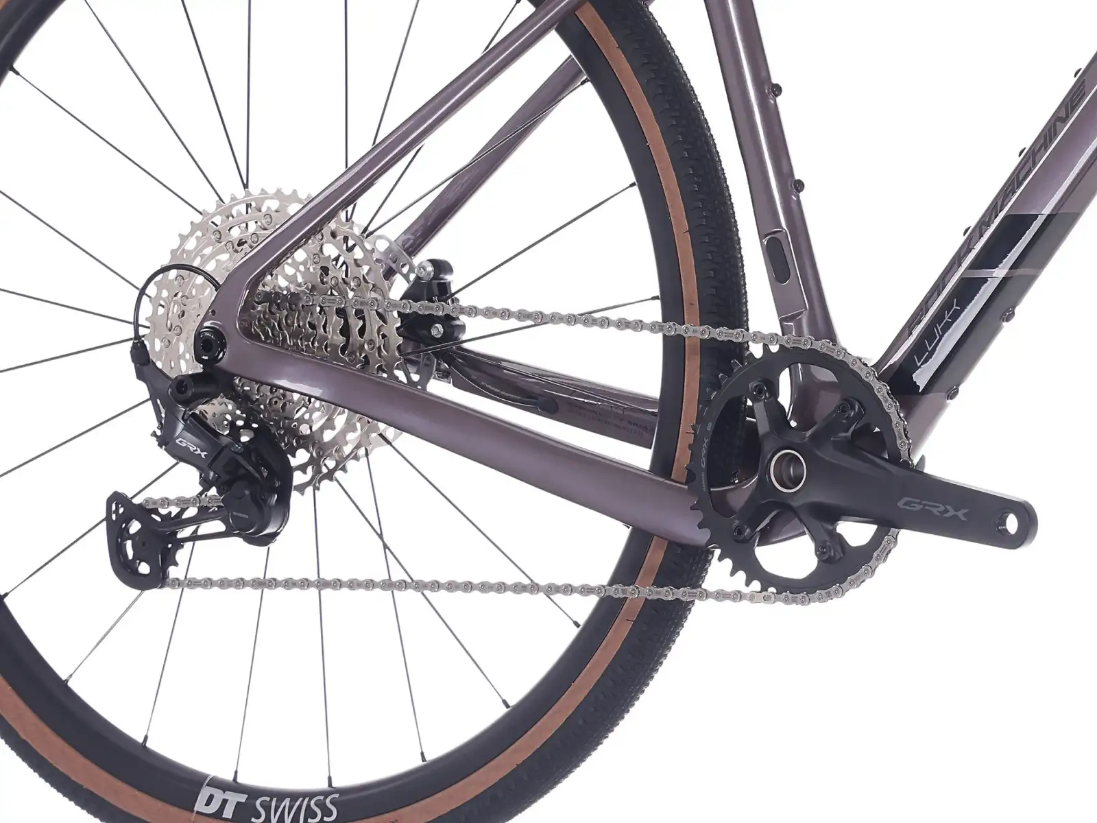 Rock Machine Lukk Cr 70 gravel bicykel Gloss Purple Garnet