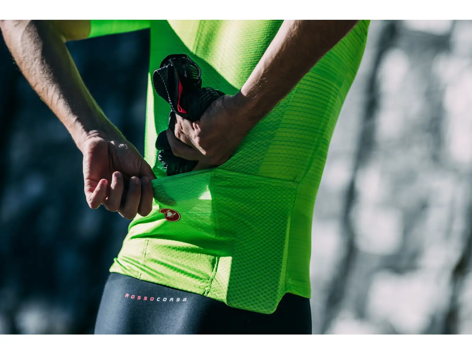Castelli Aero Race 6.0 pánsky dres krátky rukáv Electric Lime