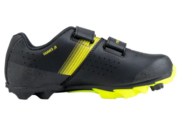 Northwave Hammer Junior detské XC tretry Black/Yellow Fluo